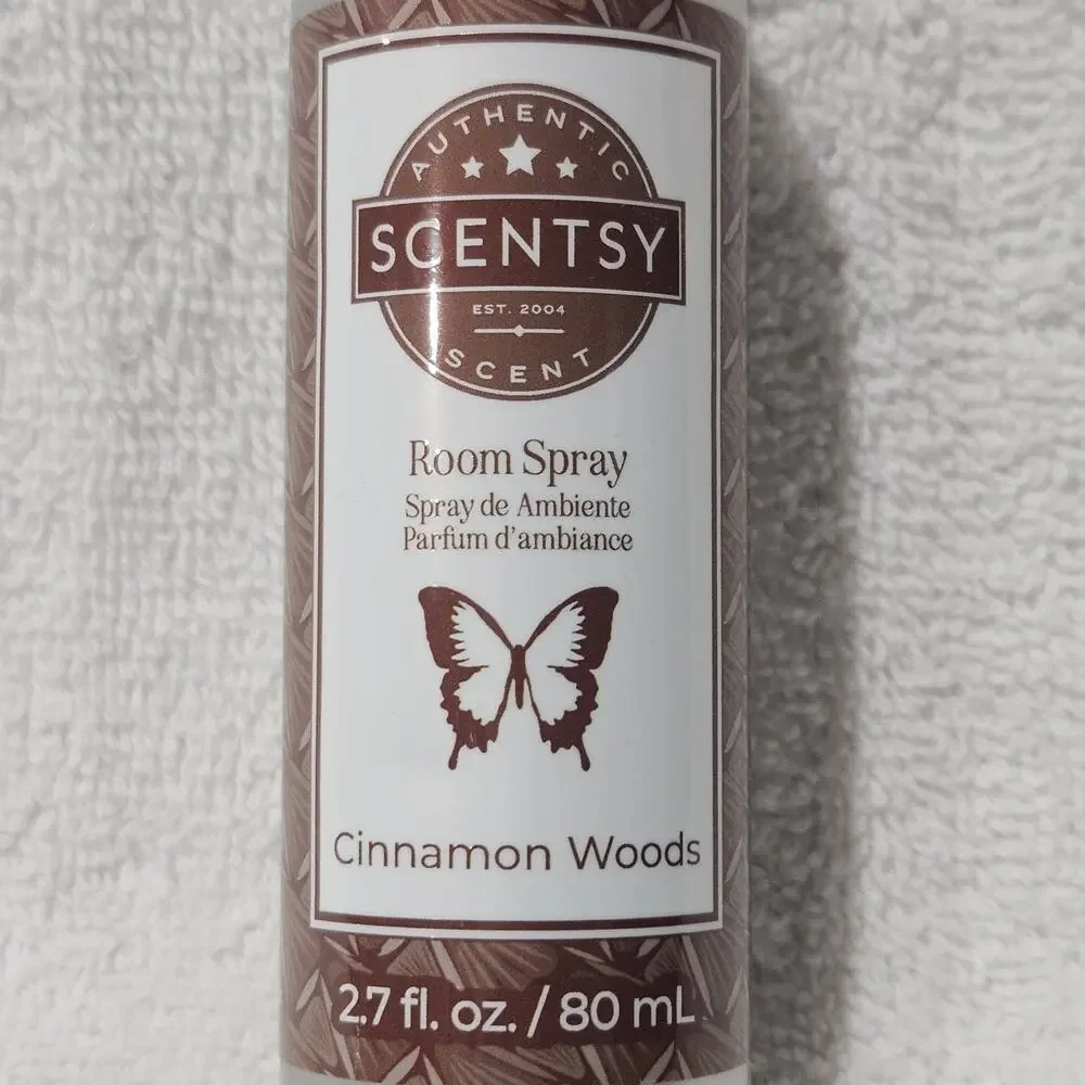 Scentsy Cinnamon Woods Room Spray 2.7 oz 80 mL New